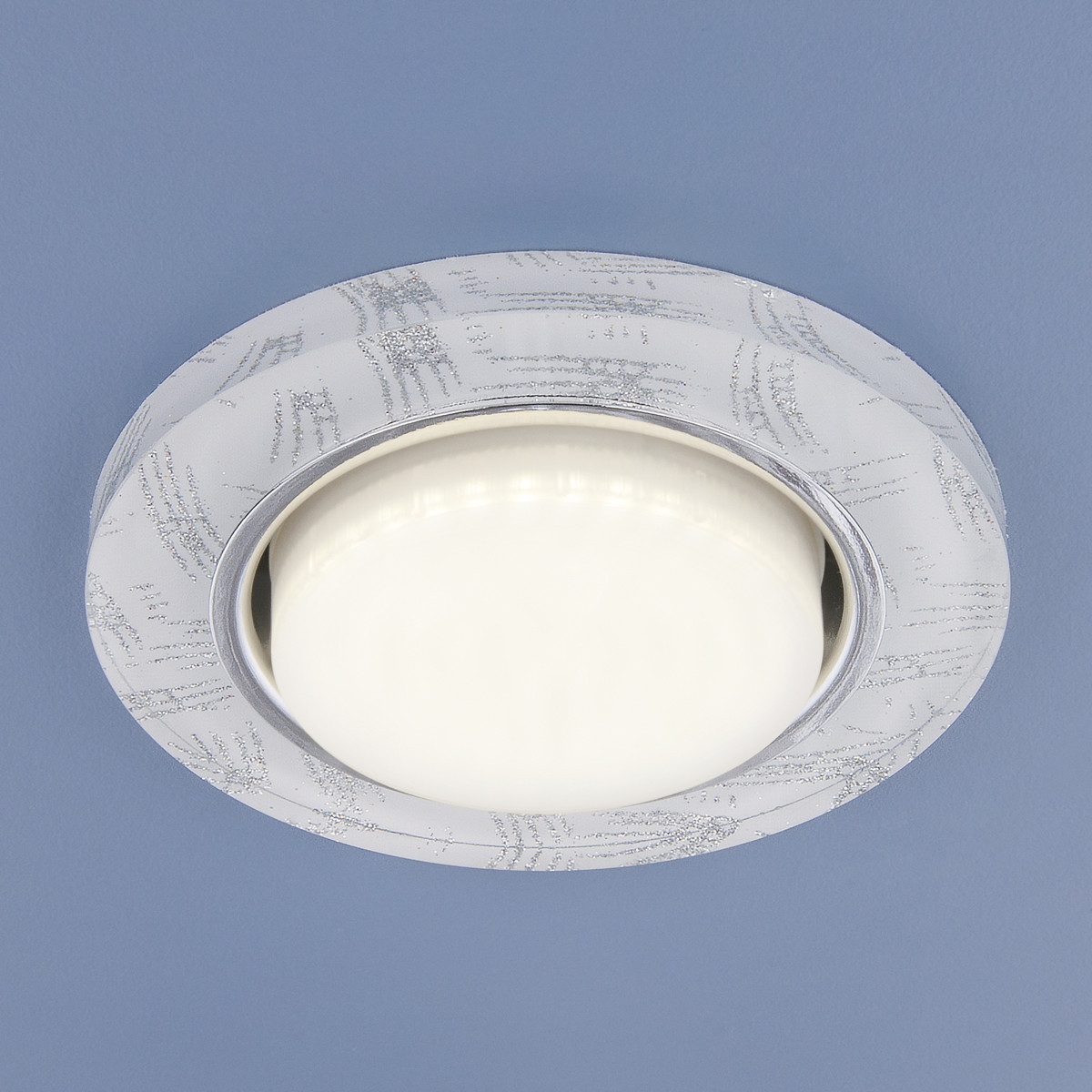 Точечный светильник 1062 GX53 WH/SL белый/серебро