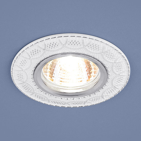 Точечный светильник 7010 MR16 WH/SL белый/серебро, фото 2