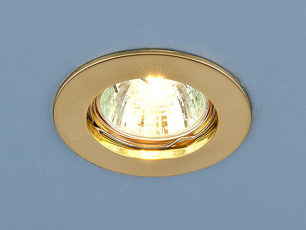 Точечный светильник 863 MR16 GD золото, фото 2