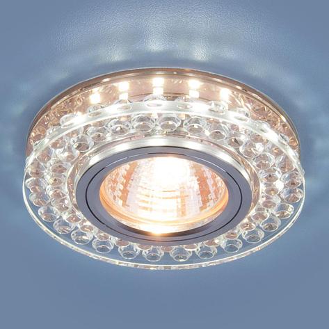 Точечный светильник со светодиодной подсветкой 8381 MR16 CL/GC прозрачный/тонированный, фото 2