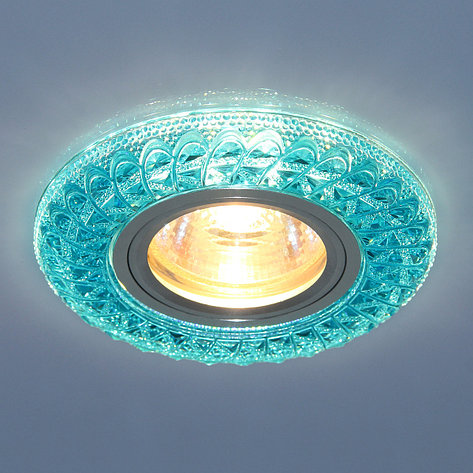 Светильник точечный с подсветкой 2180 MR16 BL синий, фото 2