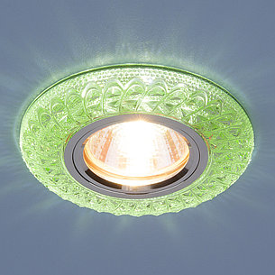 Светильник точечный с подсветкой 2180 MR16 GR зеленый, фото 2