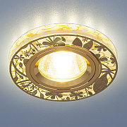 Светильник точечный со стеклом 8096 MR16 GD золото