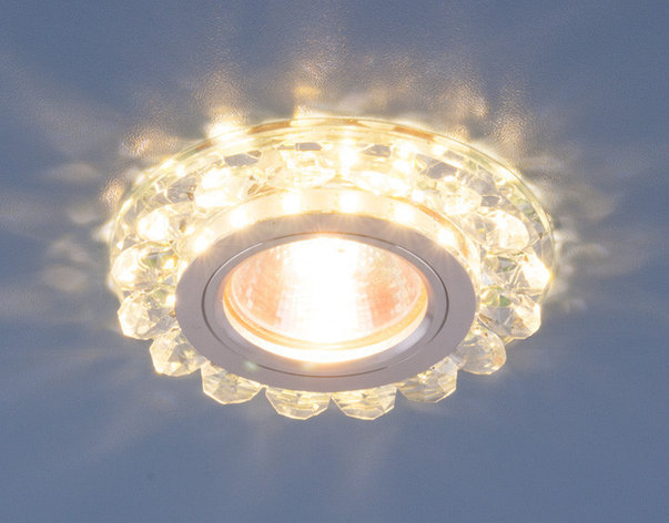 Точечный светильник со стеклом 6036 MR16 СL прозрачный, фото 2