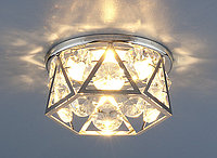Точечный светильник со стеклом 7288 MR16 CH/CL хром/прозрачный