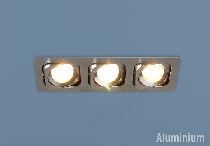 Алюминиевый точечный светильник спот 1021/3 CH (хром) - фото 1 - id-p62473005