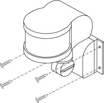 Датчик движения SNS M 05 12m 1,8-2,5m 1200W IP44 220 Белый - фото 2 - id-p62474377