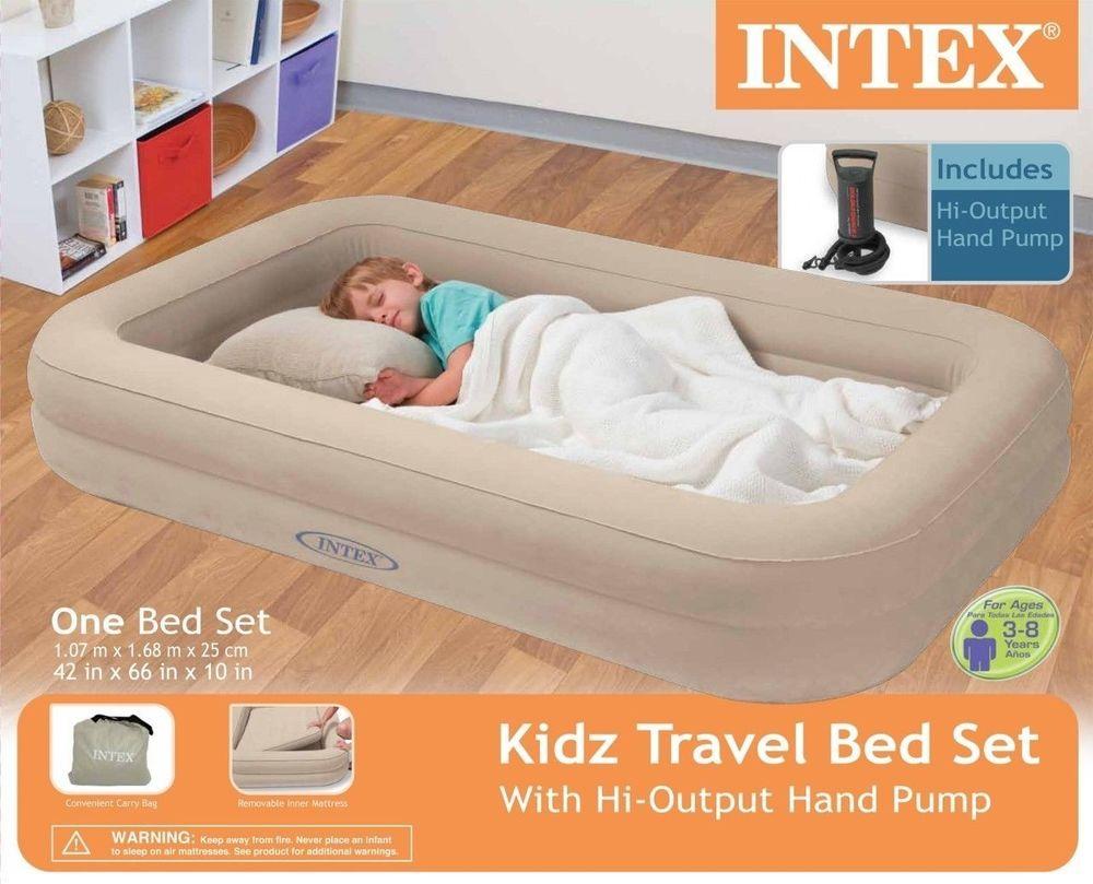 Детская туристическая кровать (с насосом) INTEX KIDS TRAVEL 66810NP - фото 6 - id-p62485897