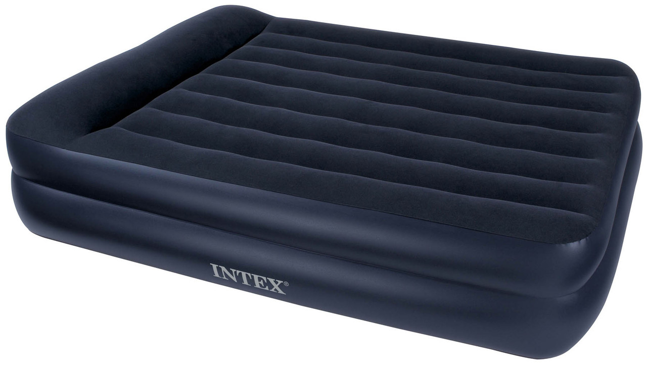 Надувная кровать с подголовником INTEX 66720 Queen Rising Comfort - фото 2 - id-p62485958