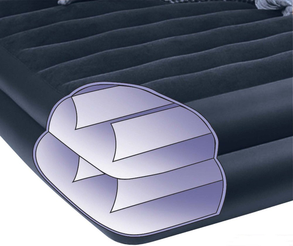 Надувная кровать с подголовником INTEX 66720 Queen Rising Comfort - фото 5 - id-p62485958