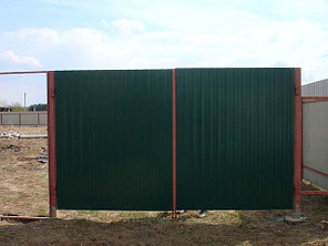 Ворота (каркас) 3*1,7 м под зашивку профнастилом, металлическим или деревянным штакетником, фото 2
