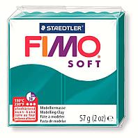 Пластика - полимерная глина FIMO Soft 57г темная бирюза (8020-36)