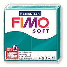 Пластика - полимерная глина FIMO Soft 57г темная бирюза (8020-36)