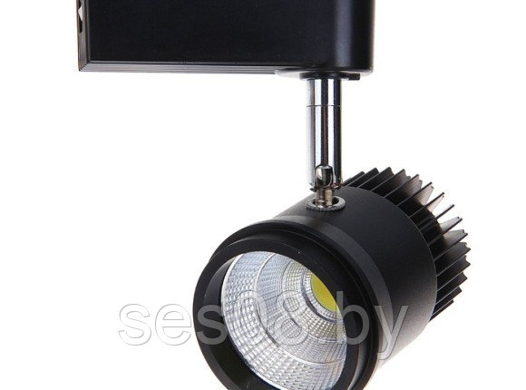 Трековый светильник LED 12W, 960Lm, 6400K, SL-1201B, черный