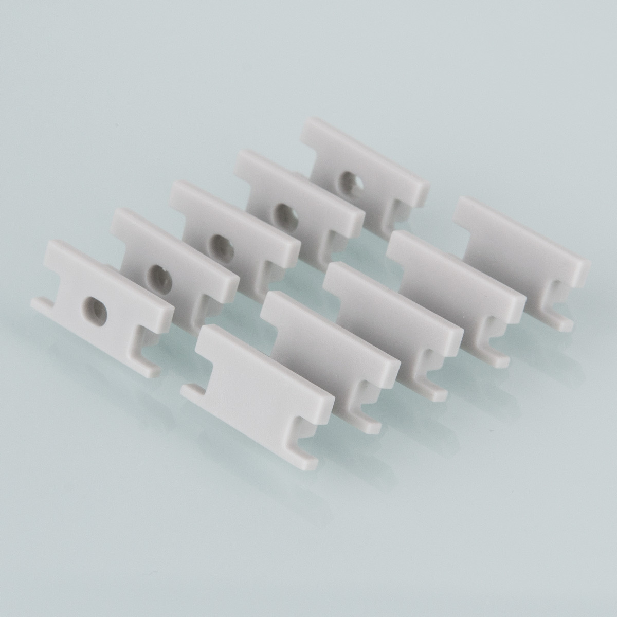 ZLL-2-ALP002 Заглушки для встраиваемого напольного алюм.профиля для LED ленты (8mm) (компл.10 пар) - фото 1 - id-p62523191
