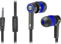 Проводная гарнитура для смартфонов Defender Pulse 420 черный + синий, вставки