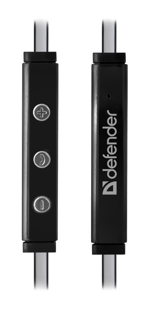 Проводная гарнитура для смартфонов Defender Pulse 453 черный, для Android, вставки - фото 2 - id-p62524813