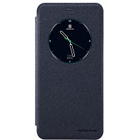 Полиуретановый чехол книга Nillkin Sparkle Leather Case Black для Meizu M3X