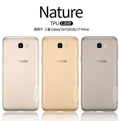 Силиконовый чехол Nillkin Nature TPU Case Grey для Samsung J7 Prime - фото 4 - id-p62536166