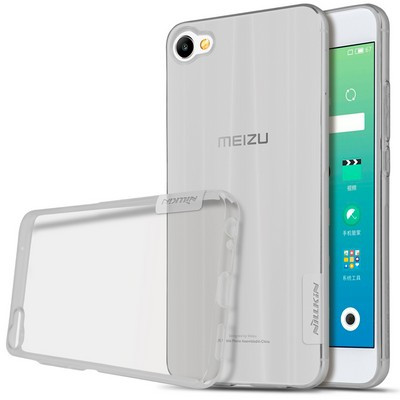 Силиконовый чехол Nillkin Nature TPU Case Grey для Meizu M3X - фото 3 - id-p62536177