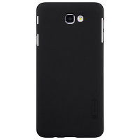 Пластиковый чехол с пленкой Nillkin Super Frosted Shield Black для Samsung J7 Prime