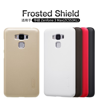 Пластиковый чехол с пленкой Nillkin Super Frosted Shield Black для Asus ZenFone 3 Max ZC553KL - фото 4 - id-p62536243