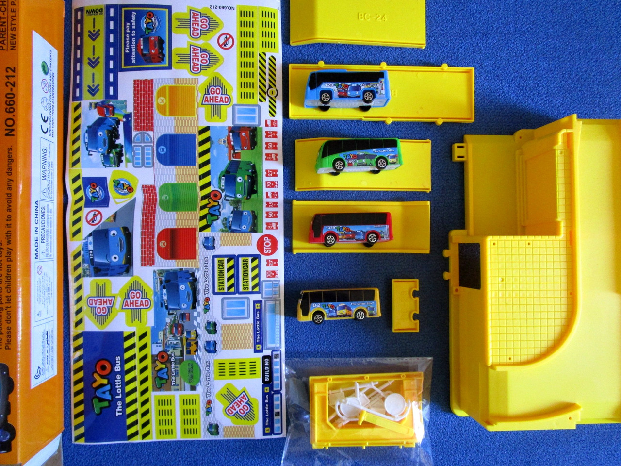 Игровой набор паркинг-гараж "автобусы Tayo тайо" - фото 2 - id-p50367930