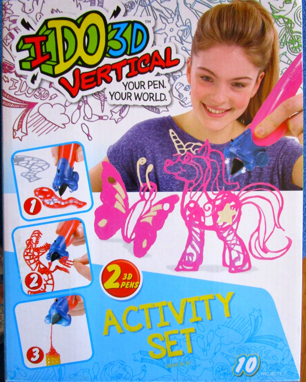 Набор 3D-ручек  3D Vertical "Activity Set" Вертикаль арт.155254В