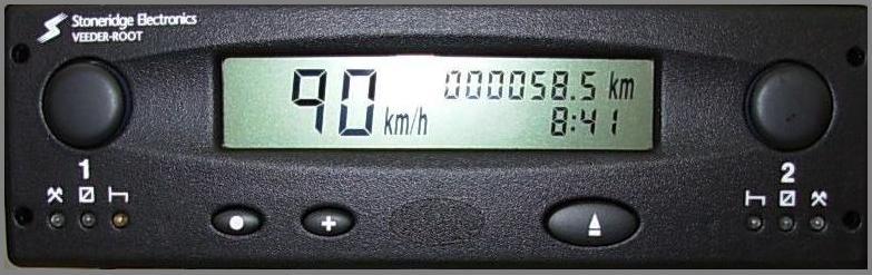 Аналоговый тахограф VR2400, 12В, 125км/ч, 2 водителя, реставрированный