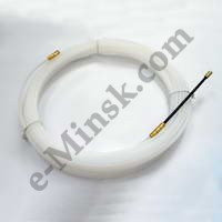 Зонд для протяжки кабеля нейлоновый (пластиковый), 15м, КНР