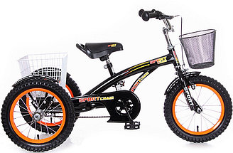 Трехколесный детский велосипед Sport CHAIR 12" черный