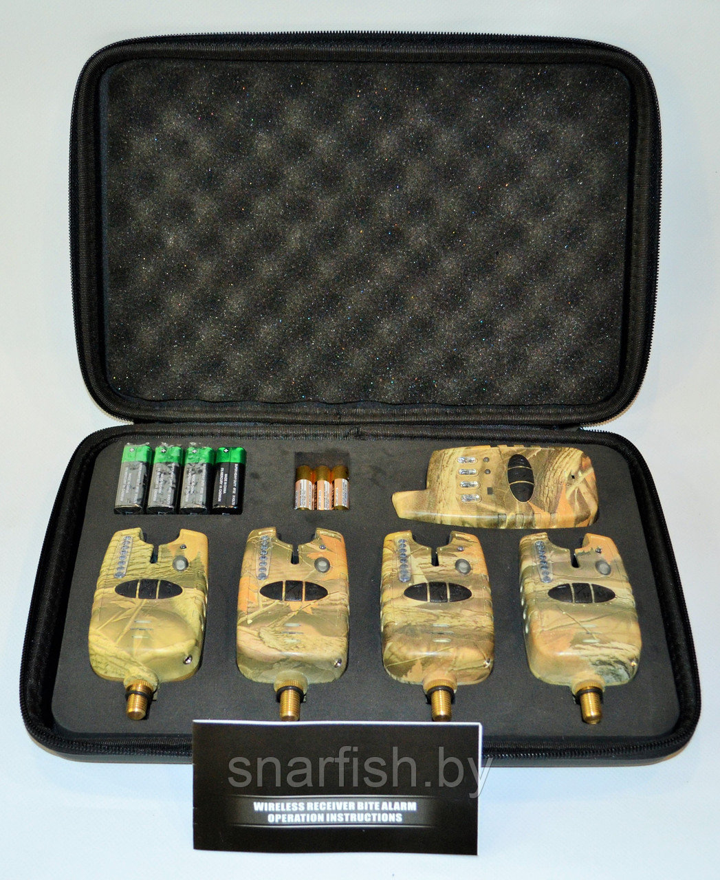 Набор сигнализаторов в сумке 4 шт. + пейджер (Комуфляж) - фото 1 - id-p62576991
