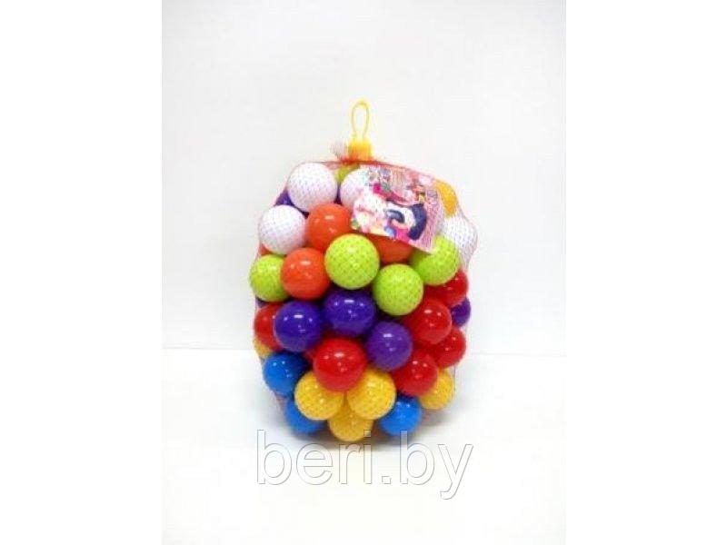 Шарики, мячики для сухого бассейна 02-414, 100 шт, диаметр 6 см - фото 1 - id-p62577542