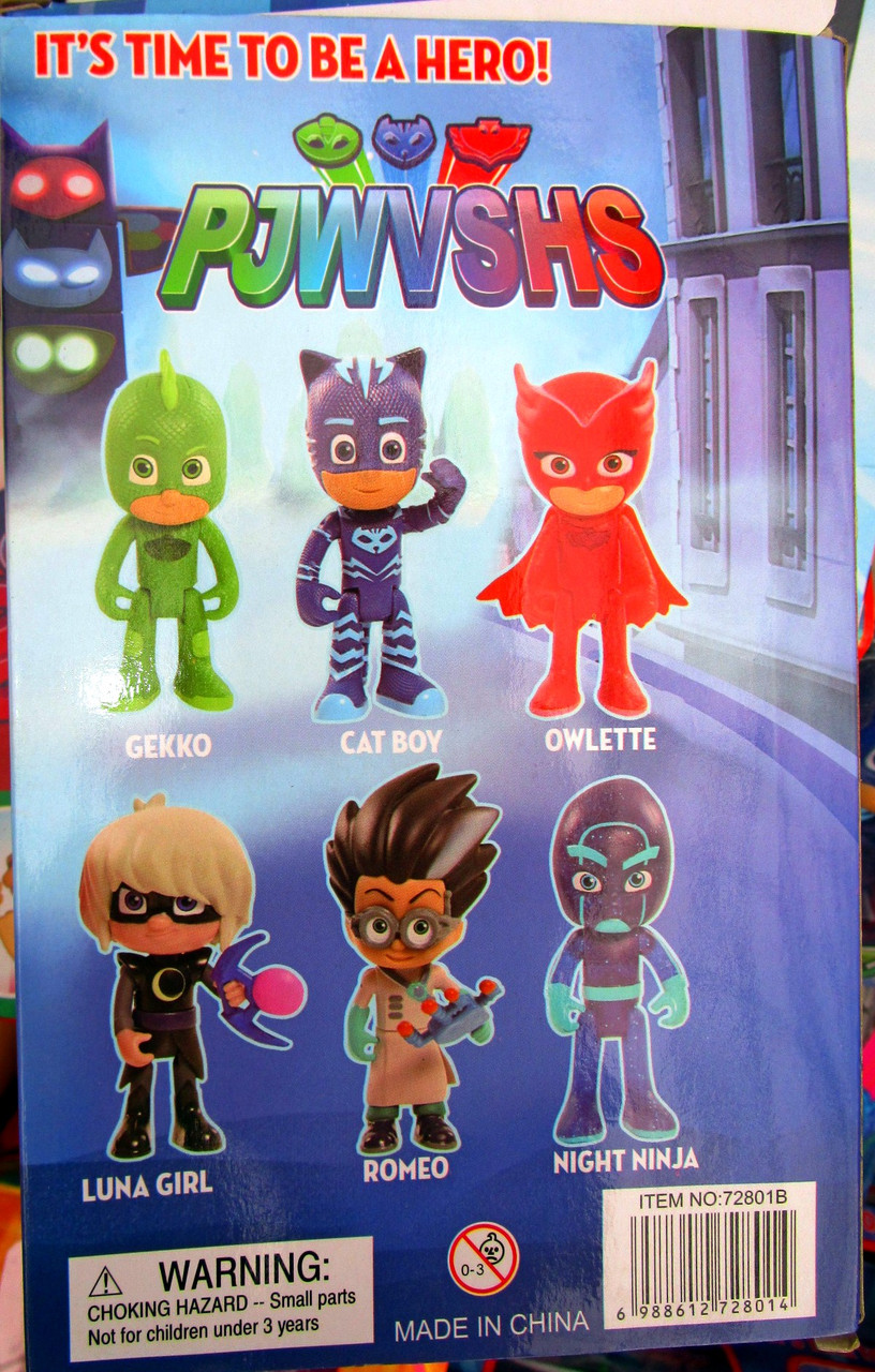 Набор игровые фигурки PJ Mask Пи джей маски " герои в масках " 3 в 1 - фото 2 - id-p62584785
