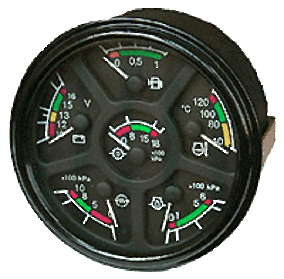 КД8071-4 Блок вторичных показывающих приборов (6 приборов)