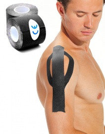 Кинезио лента 5 м*5 см, черная (Physio Tape, black), фото 2