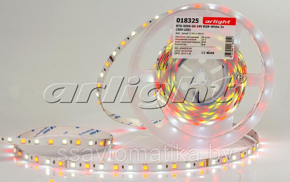 Светодиодные ленты RT6-5050-60 24V RGB-White 2x (300 LED) - фото 2 - id-p62592405