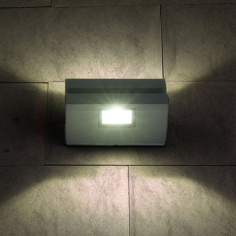 Уличный настенный светильник 1611 Techno LED Nerey алмазный серый, фото 2