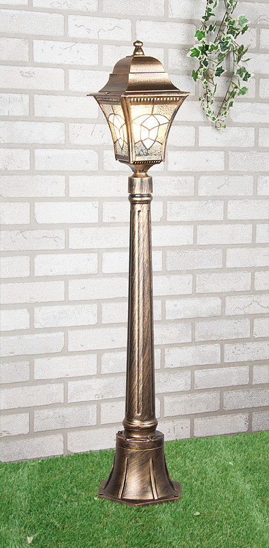 Светильник на столбе Altair F черное золото - фото 1 - id-p62599648