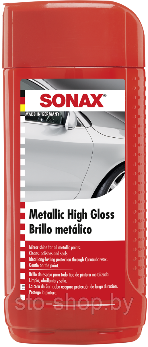 Sonax 317200 Полироль для лакокрасочных покрытий металлик 500мл