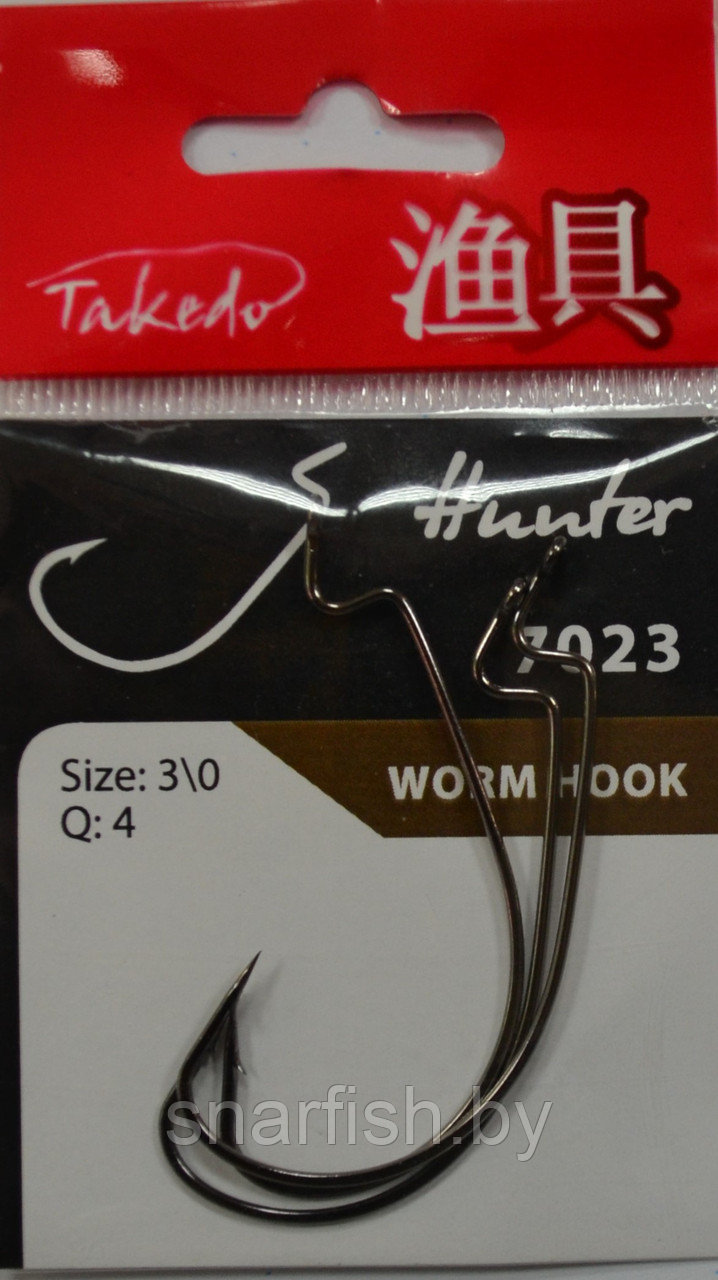 Офсетные крючки Takedo в ассортименте - фото 7 - id-p62602022