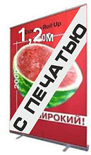 Баннерный дисплей Roll up стенд (с печатью) 120х200 см