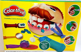 Серия игрушек аналог Play Doh  "Стоматолог" (Дантист)  новая версия