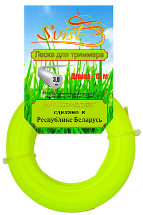 Леска для триммера SVIST 15м, сечение круг 3,0мм, фото 2