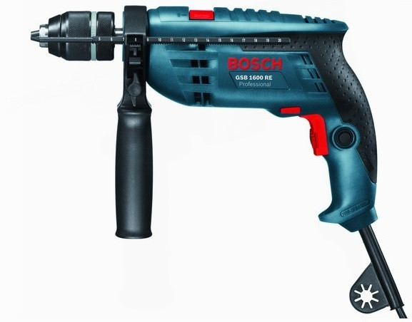 Аккумуляторная ударная дрель-шуруповёрт BOSCH GSB 1600 RE в кор. - фото 1 - id-p62627876