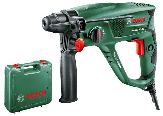 Аккумуляторный перфоратор  BOSCH PBH 2100 RE в чем.