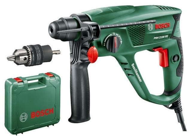 Аккумуляторный перфоратор  BOSCH PBH 2100 SRE в чем.