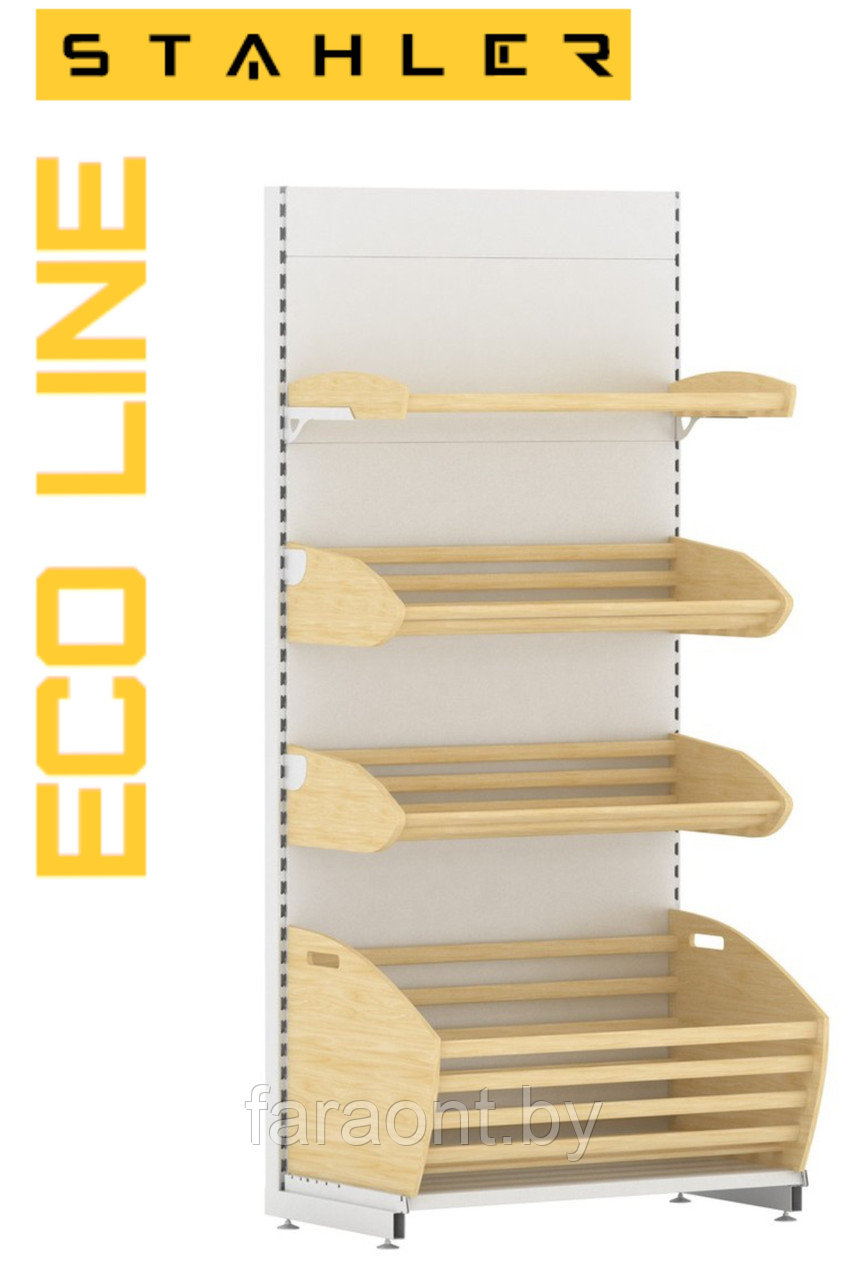 Стеллаж хлебный пристенный ECO LINE 1000х2250