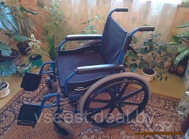 Коляска инвалидная с ручным приводом SM-802.2 (Anm) - фото 2 - id-p62640850