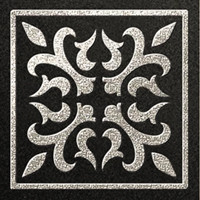 Керамогранит вставка Палермо черное серебро 60х60 - фото 1 - id-p62643848